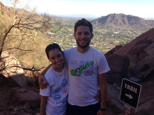 Me and Josh on Camelback (image)